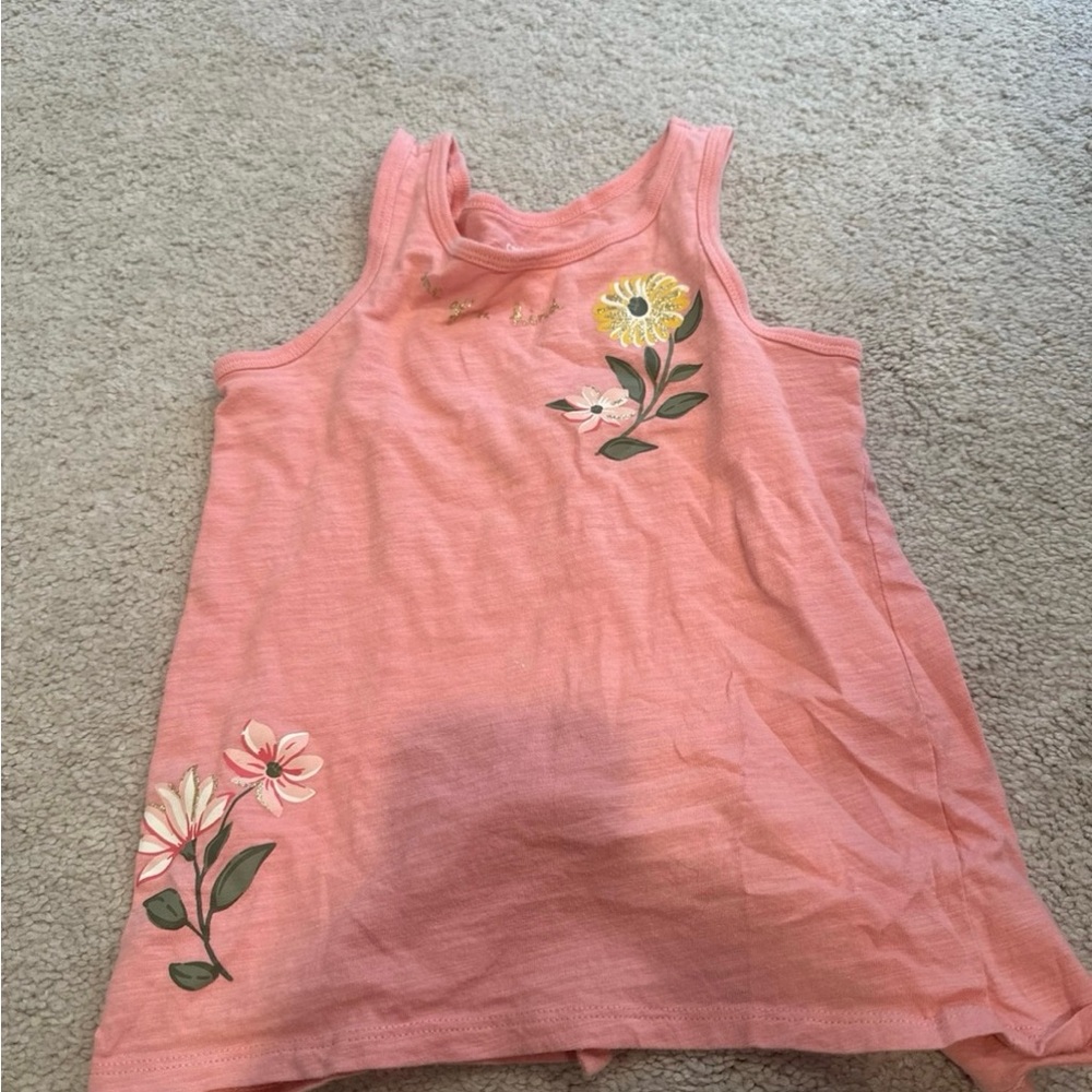 Carter's Pink Floral Tank Top